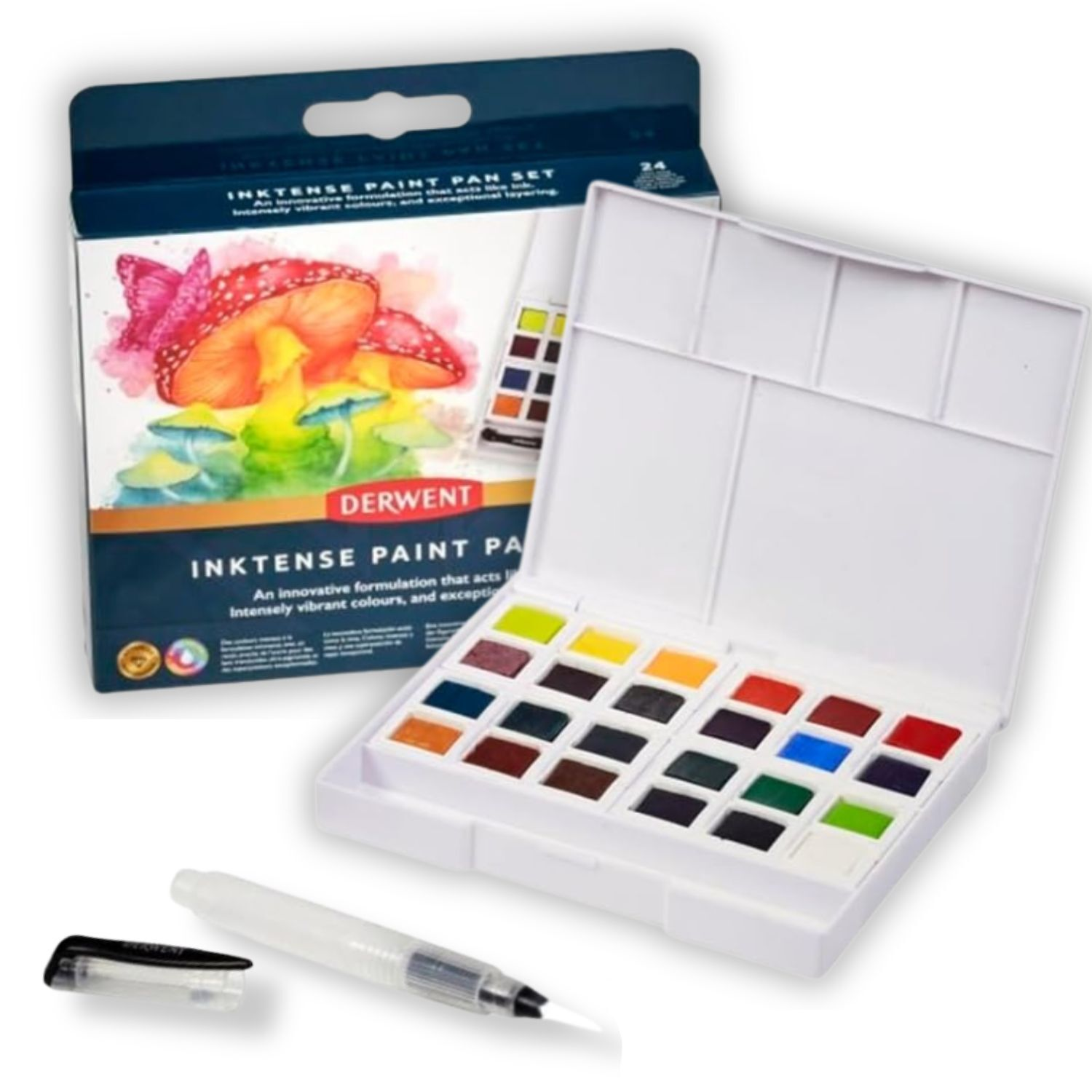 Derwent Inktense 24 Paint Pan Studio Set image 5