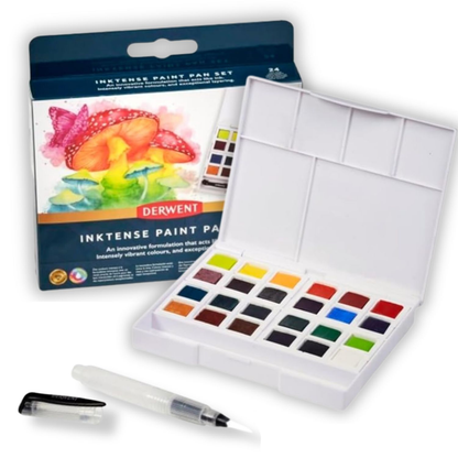 Derwent Inktense 24 Paint Pan Studio Set image 5