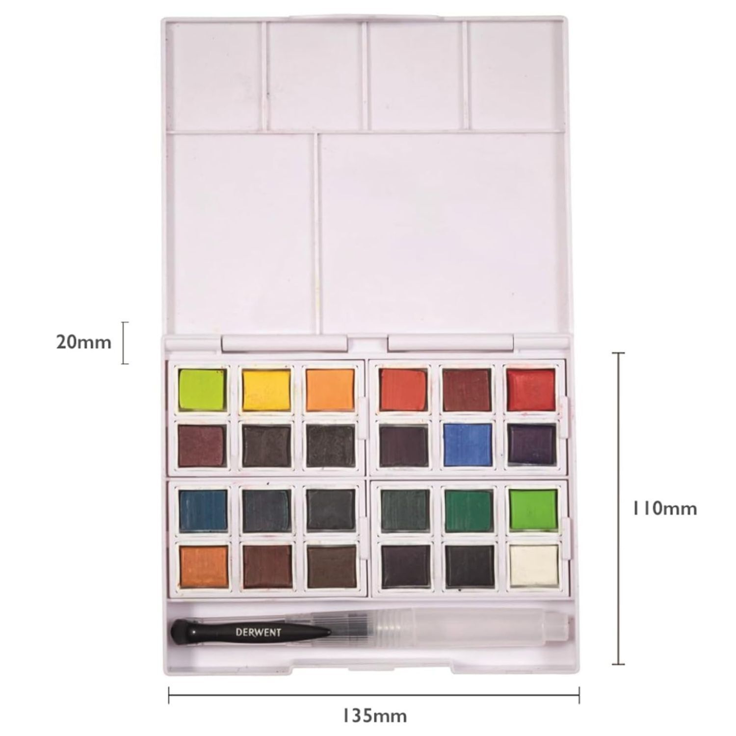 Derwent Inktense 24 Paint Pan Studio Set image 6