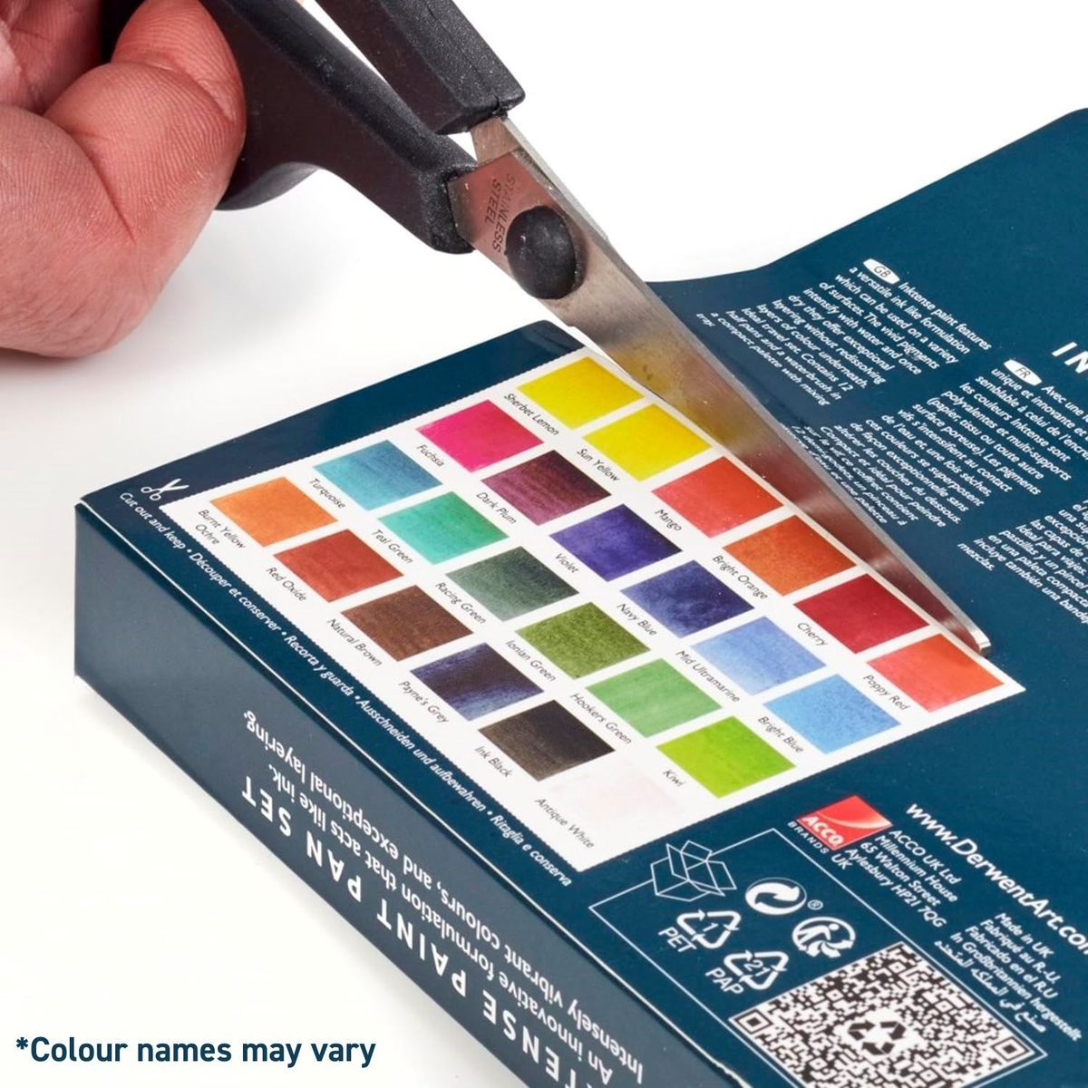 Derwent Inktense 24 Paint Pan Studio Set image 4