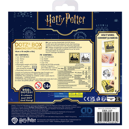 Diamond Dotz Harry Potter Dotz Box Diamond Painting Kit 15 x 15cm - Hogwarts Is My Home