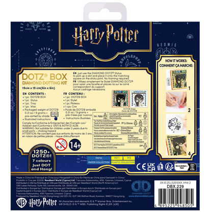 Diamond Dotz Harry Potter Dotz Box Diamond Painting Kit 15 x 15cm - Potter's Power