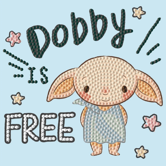 Diamond Dotz Harry Potter Dotz Box Diamond Painting Kit 15 x 15cm - Dobby Is Free
