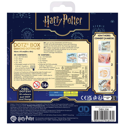 Diamond Dotz Harry Potter Dotz Box Diamond Painting Kit 15 x 15cm - Dobby Is Free