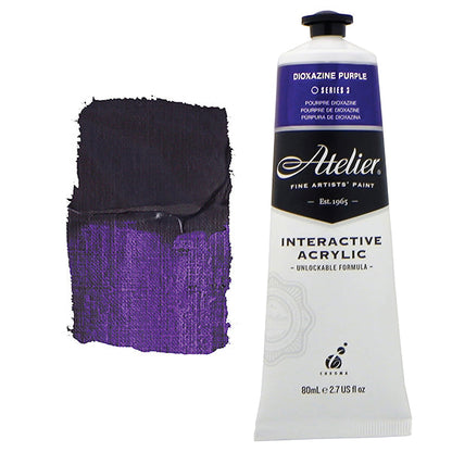 Atelier Interactive Acrylic 80ml S3 DIOXAZINE PURPLE