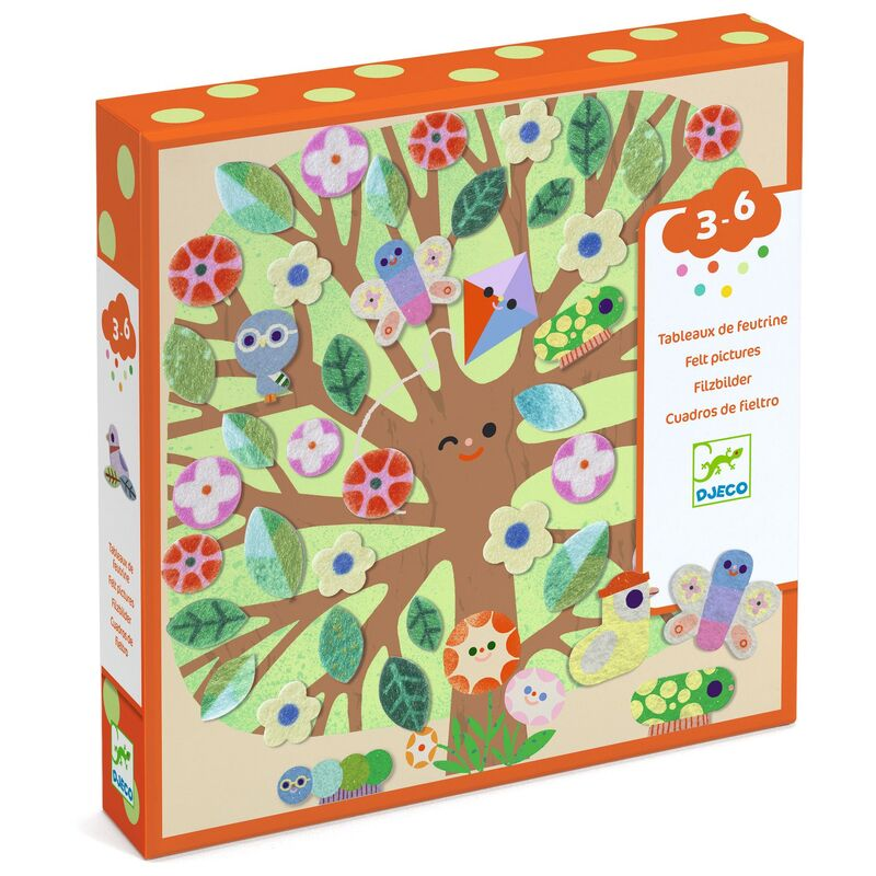 Djeco Felt Collage Stickers - Through the Seasons