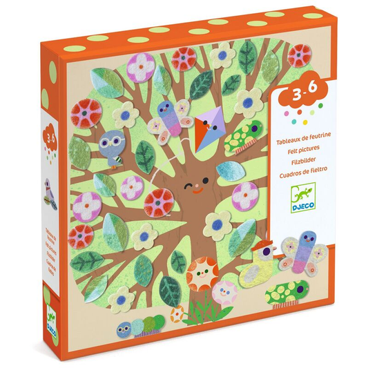 Djeco Felt Collage Stickers - Through the Seasons