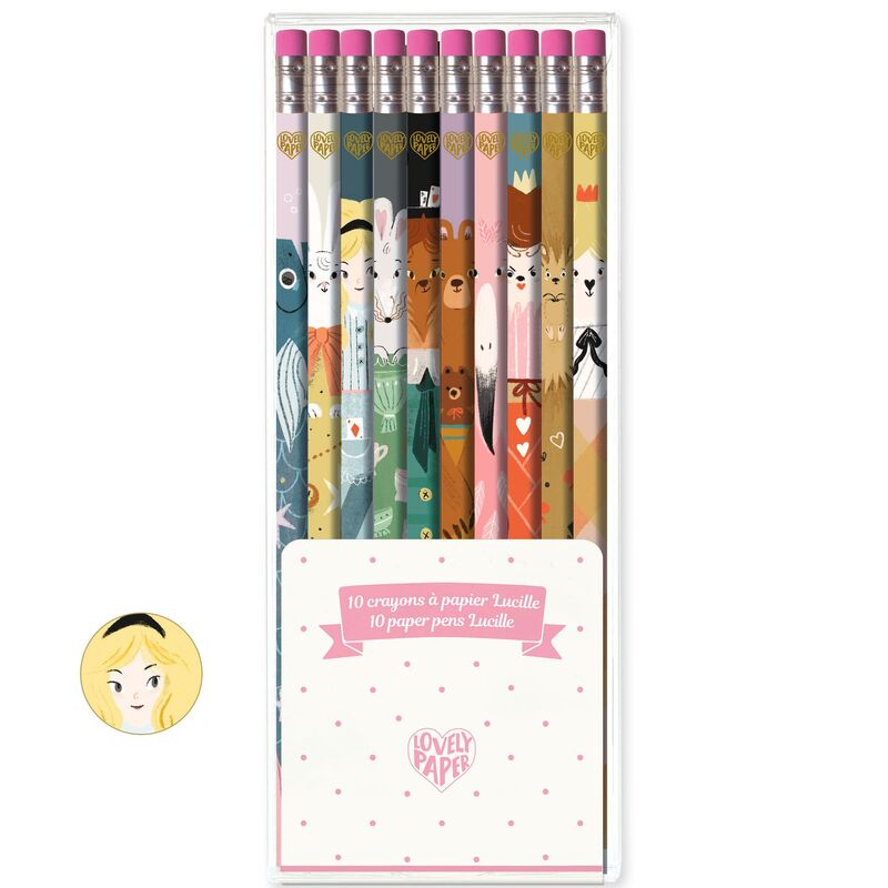 Djeco Pencil Set - Lucille set of 10