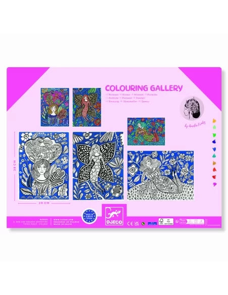 Djeco Colouring Gallery - Blooms