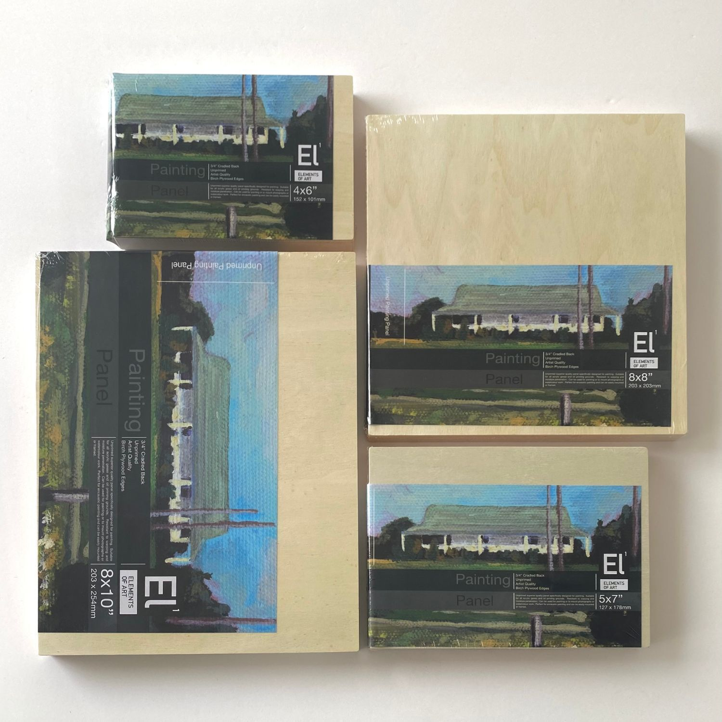 ELEMENTS OF ART Wood Painting Panel 19mm image 4