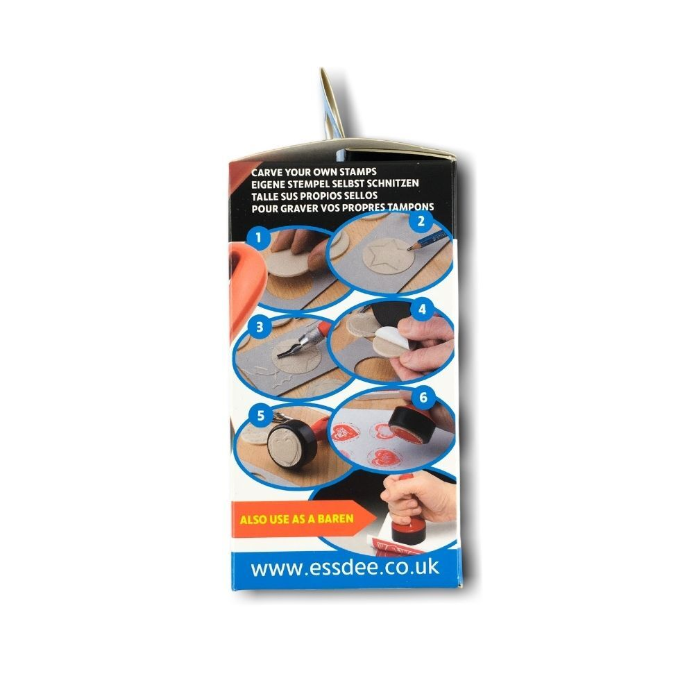 Essdee 3 in 1 Lino Cutter and Stamp Carving Kit image 6