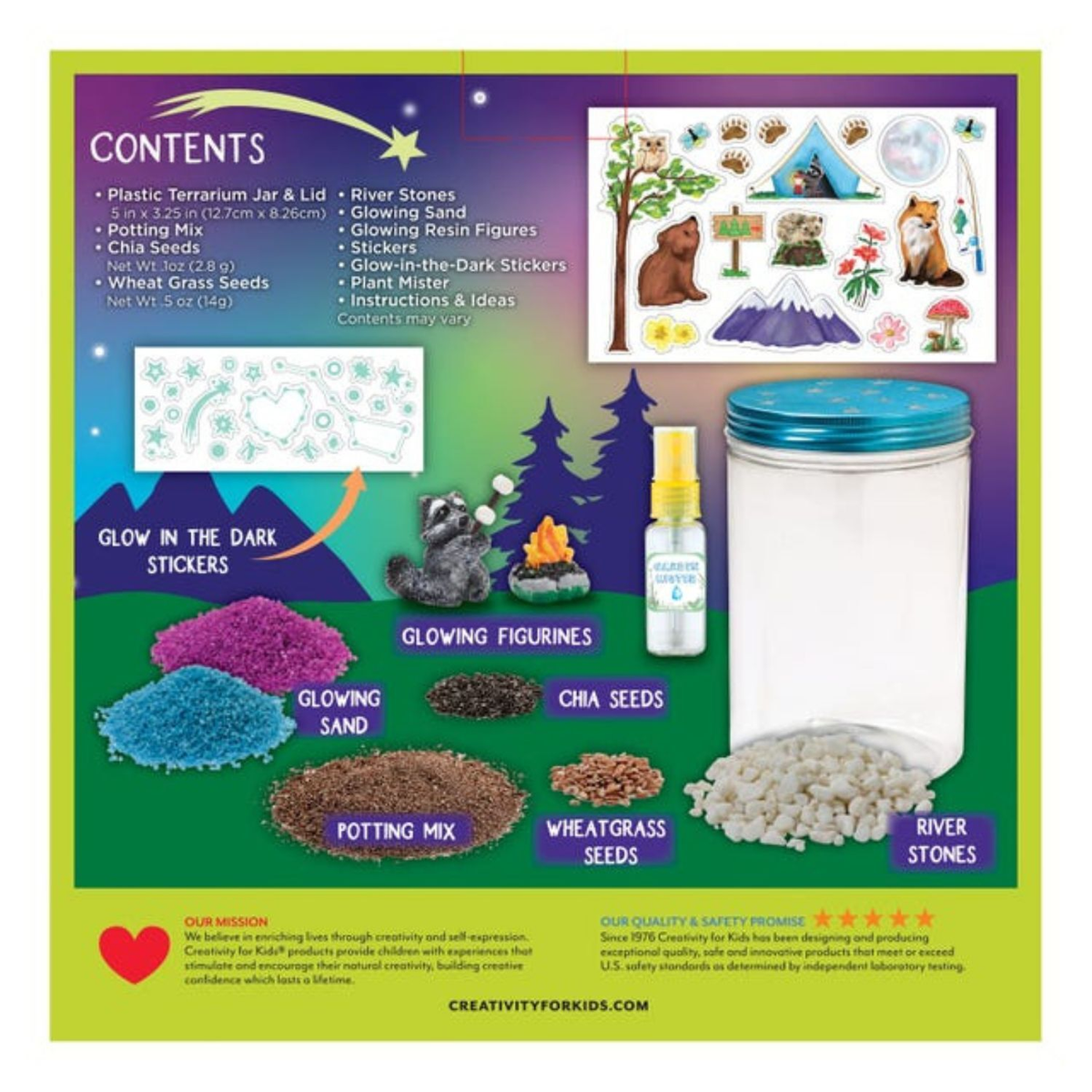 Faber-Castell Creativity for Kids Grow and Glow Terrarium Kit