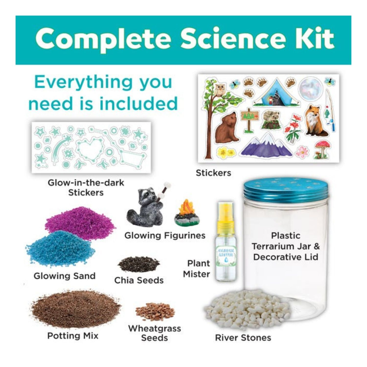 Faber-Castell Creativity for Kids Grow and Glow Terrarium Kit