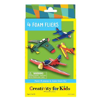 Faber-Castell Creativity For Kids 4 Foam Fliers Painting Mini Kit