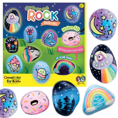 Faber-Castell Creativity for Kids Glow in the Dark Rock Painting Kit