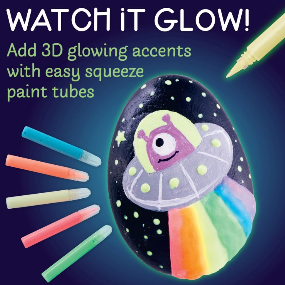 Faber-Castell Creativity for Kids Glow in the Dark Rock Painting Kit