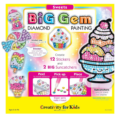 Faber-Castell Creativity For Kids Big Gem Diamond Painting - Sweets