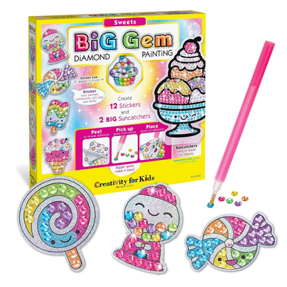 Faber-Castell Creativity For Kids Big Gem Diamond Painting - Sweets