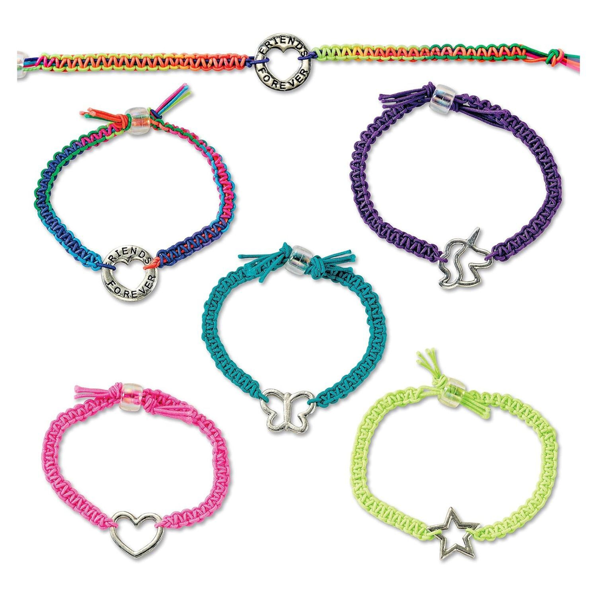 Faber-Castell Creativity For Kids Friends Forever Bracelets Mini Kit
