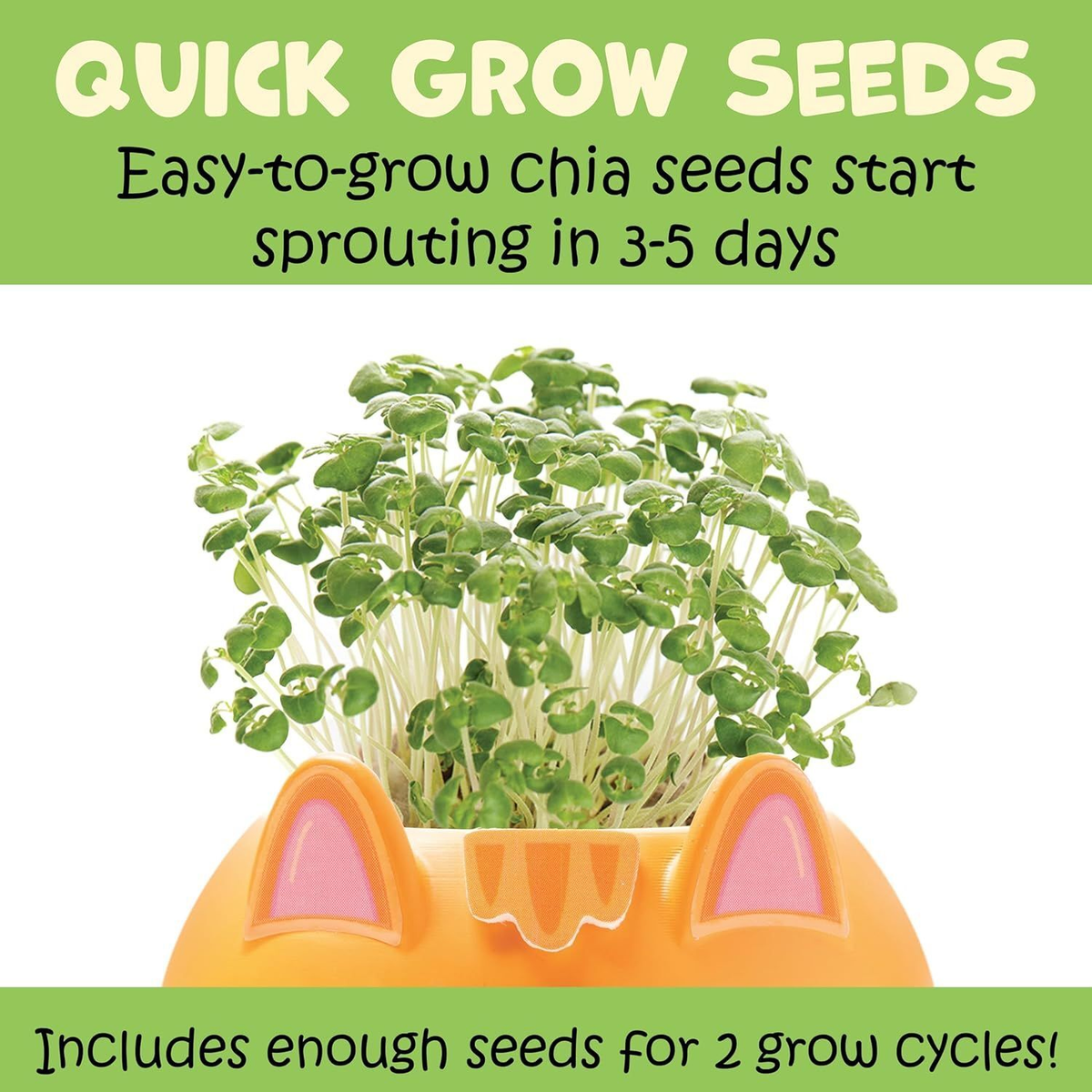 Faber-Castell Creativity for Kids Chia Plant-a-Pet - Kitty