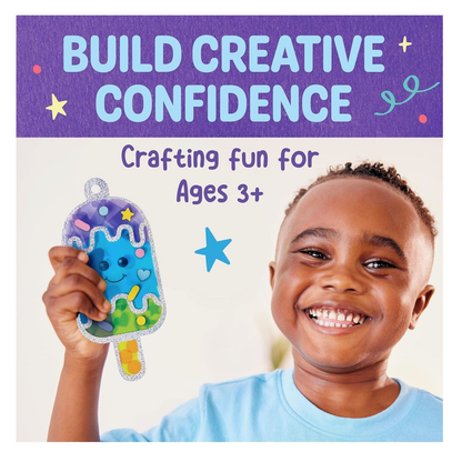 Faber-Castell Creativity For Kids Sticker Suncatchers Mini Kit - Ice Cream
