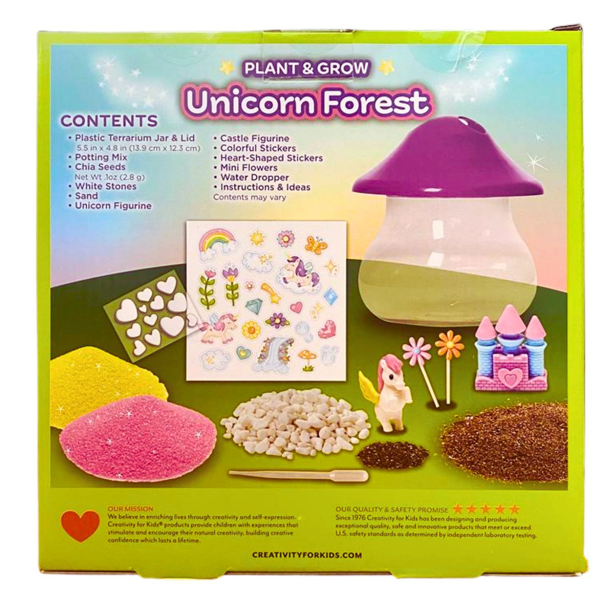 Faber-Castell Creativity for Kids Plant & Grow Terrarium Unicorn Forest