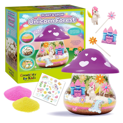Faber-Castell Creativity for Kids Plant & Grow Terrarium Unicorn Forest