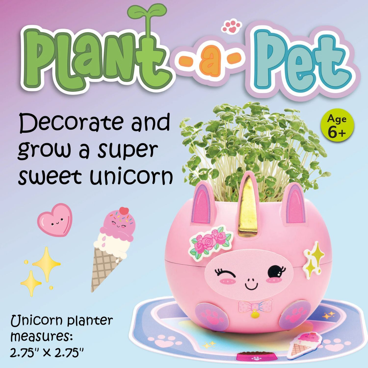 Faber-Castell Creativity for Kids Chia Plant-a-Pet - Unicorn