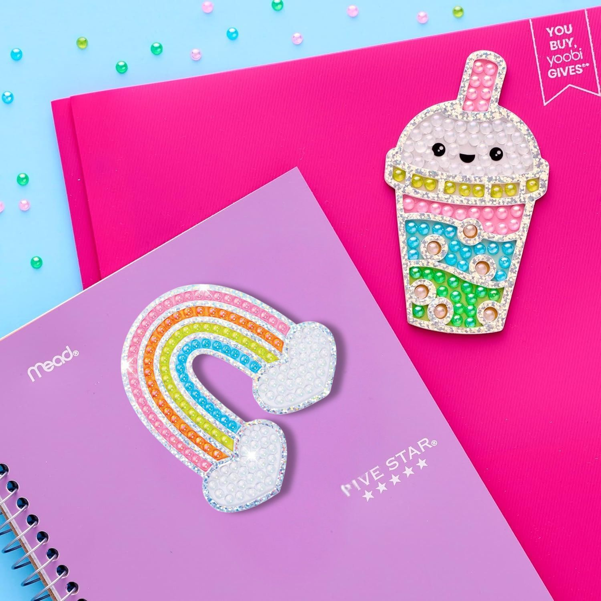 Faber-Castell Creativity For Kids Bubble Gems Super Sticker - Bubble Tea
