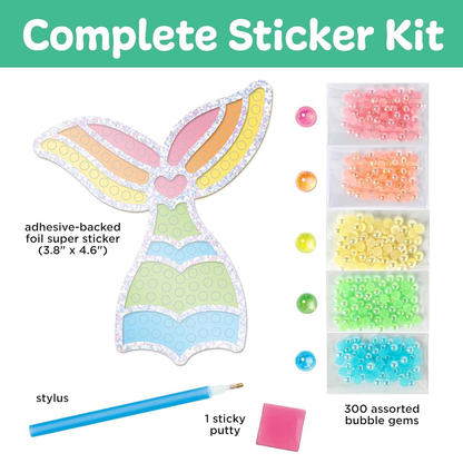 Faber-Castell Creativity For Kids Bubble Gems Super Sticker - Mermaid
