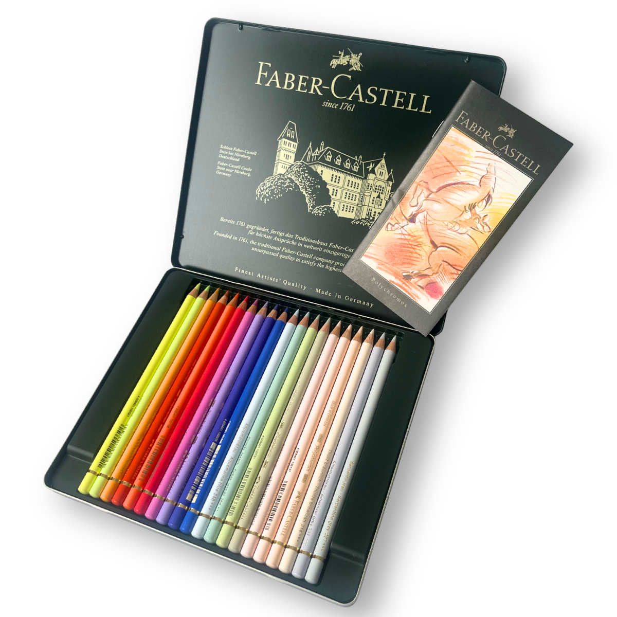 Faber-Castell Polychromos Pencils - 20 New Colour Tin image 3