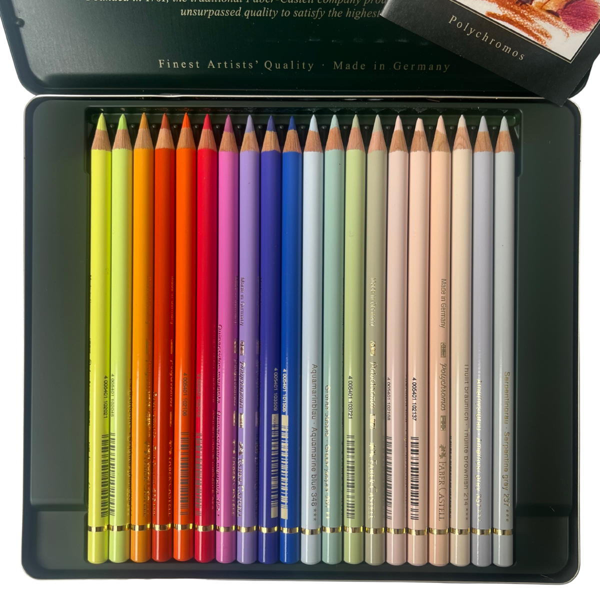 Faber-Castell Polychromos Pencils - 20 New Colour Tin image 6