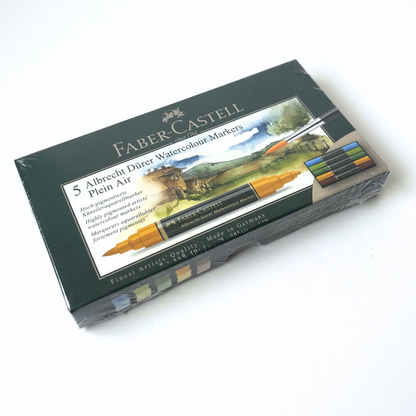 Faber Castell Albrecht Durer Watercolour Marker 5pc - Plein Air