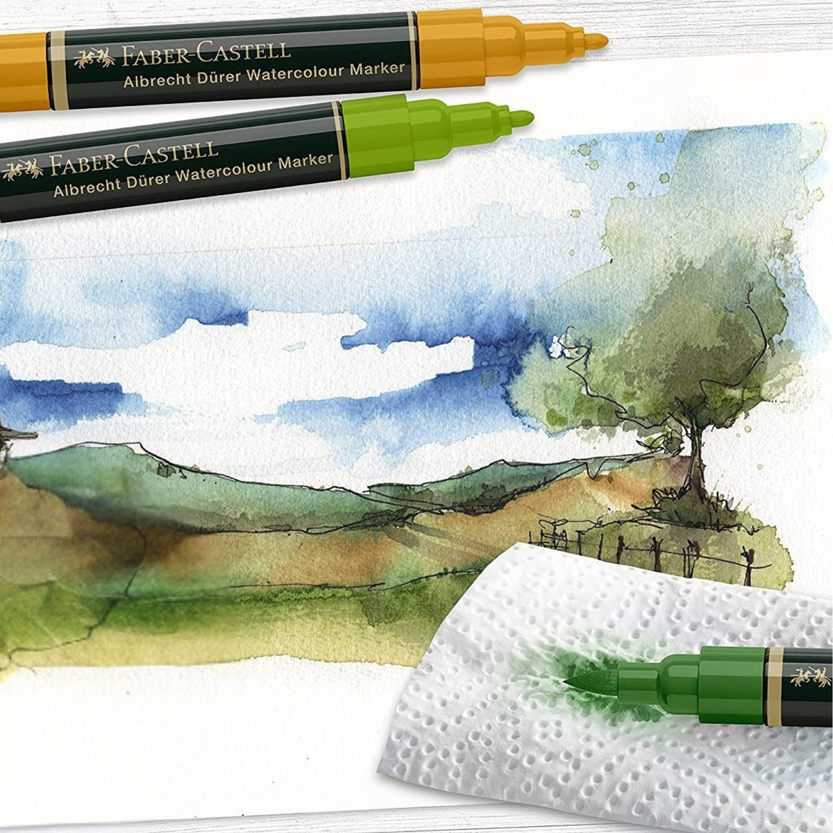 Faber Castell Albrecht Durer Watercolour Marker 5pc - Plein Air