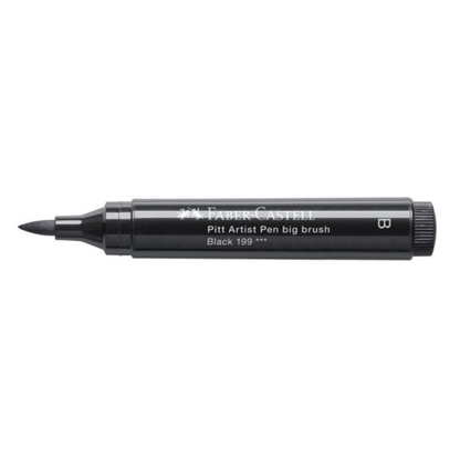 Faber-Castell Pitt Artist Pen BIG Brush Tip - Black image 3