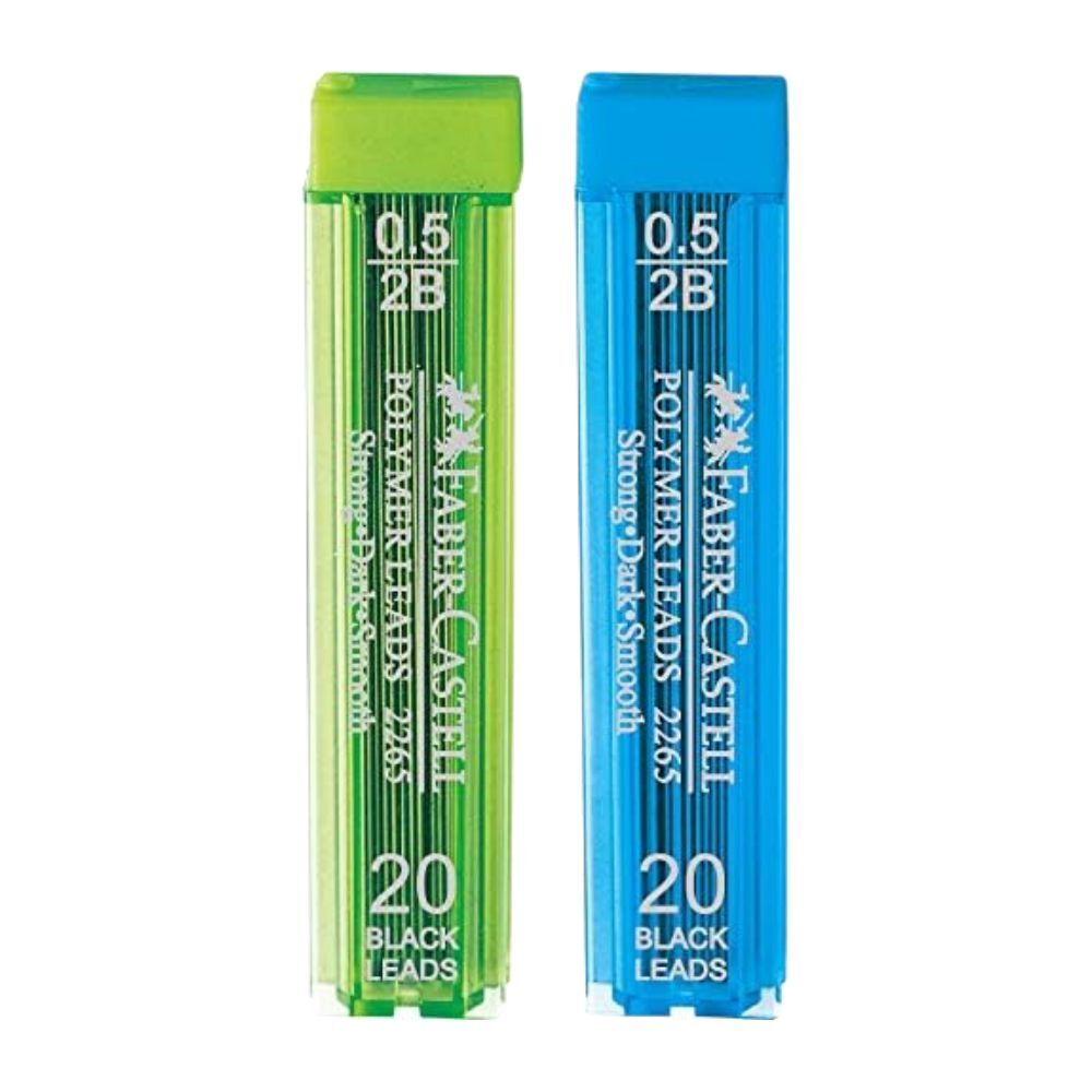 Faber-Castell Polymer Leads 0.5mm 2B pack of 2 image 2