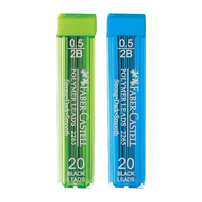 Faber-Castell Polymer Leads 0.5mm 2B pack of 2 image 2