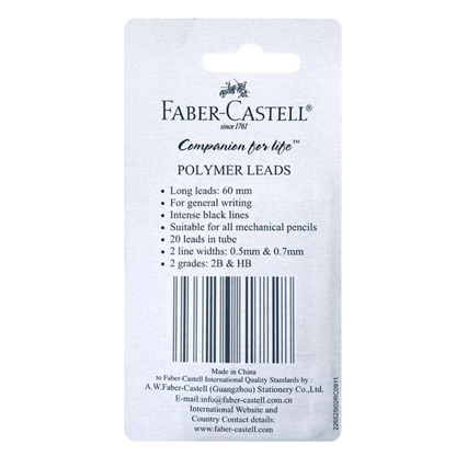 Faber-Castell Polymer Leads 0.7mm HB pack of 2 image 3