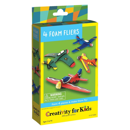 Faber-Castell Creativity For Kids 4 Foam Fliers Painting Mini Kit
