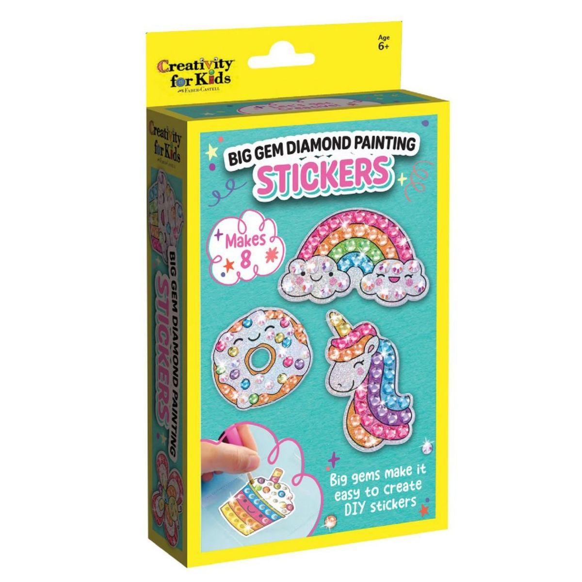 Faber-Castell Creativity For Kids Big Gem Diamond Painting - Stickers