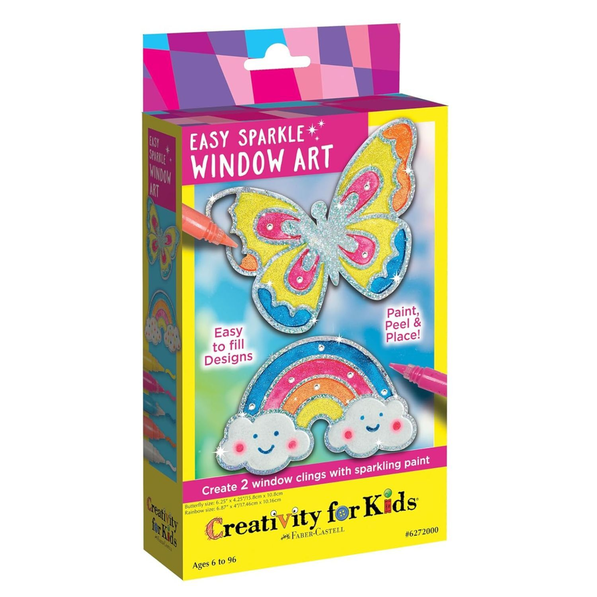 Faber-Castell Creativity For Kids Easy Sparkle Window Art Mini Kit