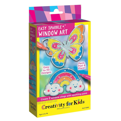 Faber-Castell Creativity For Kids Easy Sparkle Window Art Mini Kit