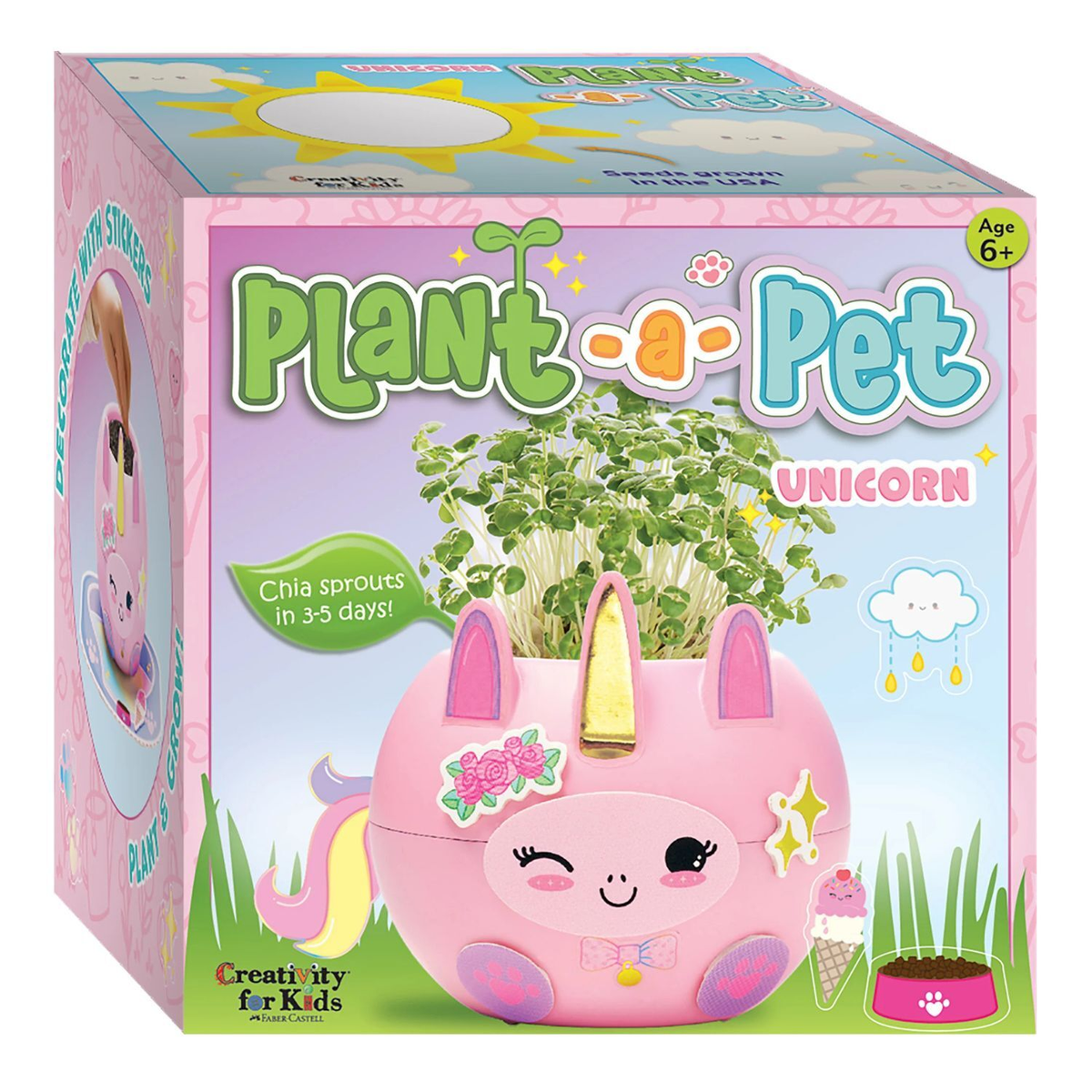Faber-Castell Creativity for Kids Chia Plant-a-Pet - Unicorn