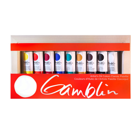 Gamblin Artist Oil Colours Introductory 9 x 37ml