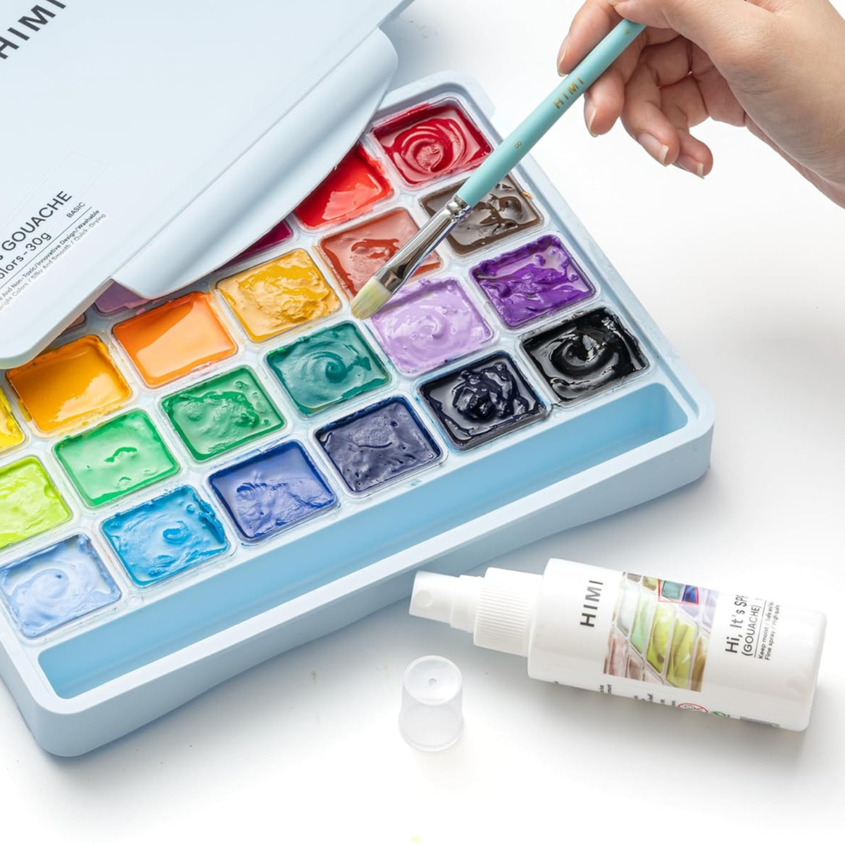 HIMI Gouache Spray 200ml - Moisturising Mist for Jelly Gouache