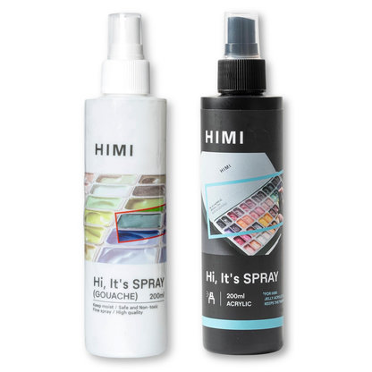 HIMI Gouache Spray 200ml - Moisturising Mist for Jelly Gouache