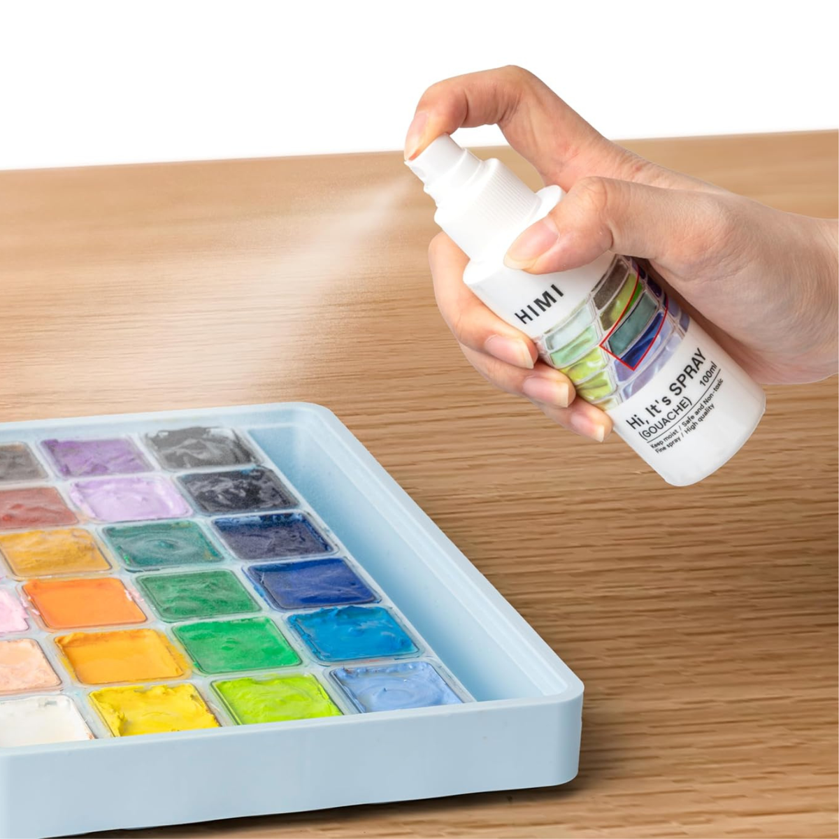 HIMI Gouache Spray 200ml - Moisturising Mist for Jelly Gouache