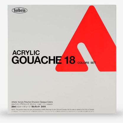 Holbein Acrylic Gouache Set 18 x 20ml