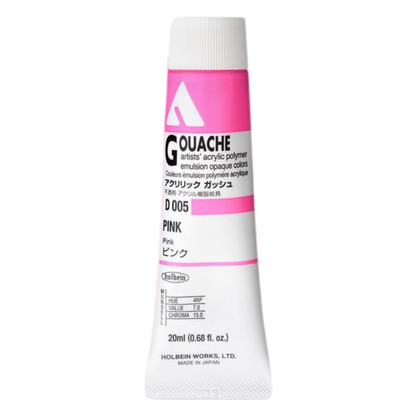 Holbein Acrylic Gouache 20ml Series A 05 Pink