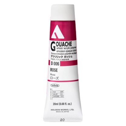 Holbein Acrylic Gouache 20ml Series A 06 Rose